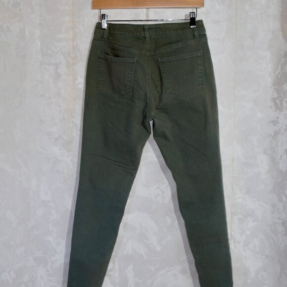 Talbots Size 6P Petite | Olive Green Flawless 5 Pocket Jegging Jeans - Picture 2 of 5